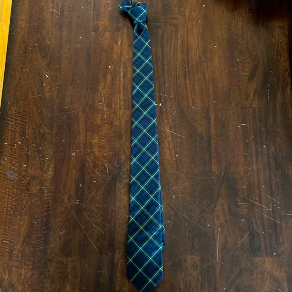 J. Crew Cotton Plaid Necktie